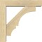Ekena Millwork Balboa Block Rough Sawn Bracket w/ Offset Brace, Douglas Fir, 4"W x 14"D x 14"H BKT0402X14X14BOA05RDF - alternate 2